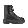 The Row Zipped Ankle Boots In Black