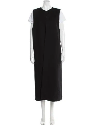 Pre-owned The Row Leendina Vest Cashmere Coat In Black