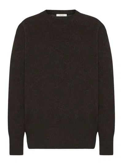 The Row Leilani Cashmere Sweater In Brown