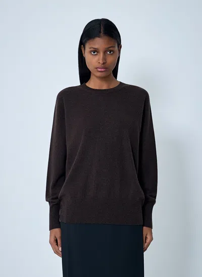 The Row Leilani Sweater In Brown