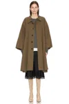 The Row Leins Coat In Brown