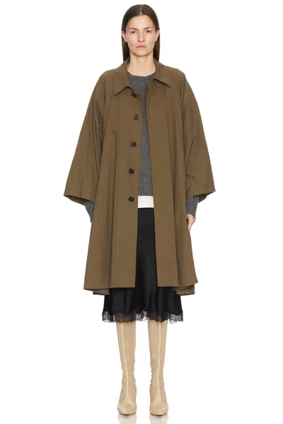 The Row Leins Coat In Brown