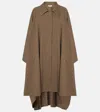 The Row Leins Cotton Poplin Trench Coat In Brown