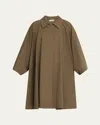 The Row Leins Cotton Top Coat