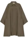 The Row Leins Trench Coat In Green