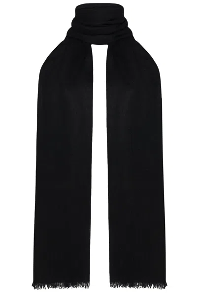 The Row Chopin Cashmere Scarf In Black