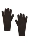 The Row Leomarie Gloves In Brown