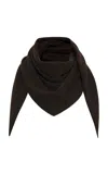 The Row Leomine Cashmere Scarf In Brown