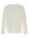 The Row White Solid Crew Neck T-shirt In White