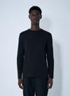 The Row Leon Long Sleeve T-shirt In Black