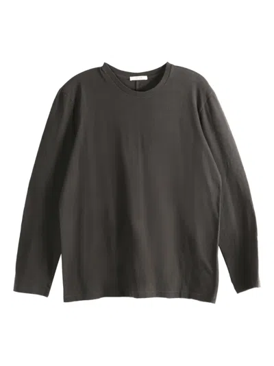 The Row Leon Long-sleeve T-shirt In Gray