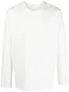 The Row Leon Long-sleeve T-shirt In White