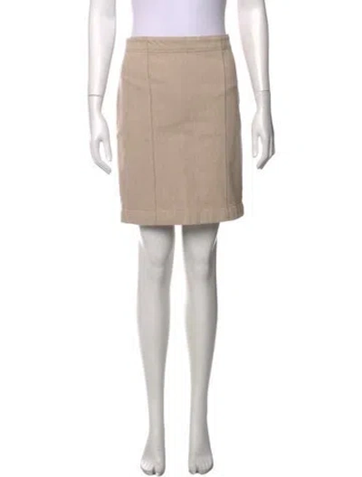 Pre-owned The Row Leone Mini Skirt In Neutrals