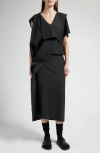 THE ROW THE ROW LEONIE ASYMMETRIC DRAPE DRESS