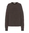 The Row Long-sleeved Sweater In Brown