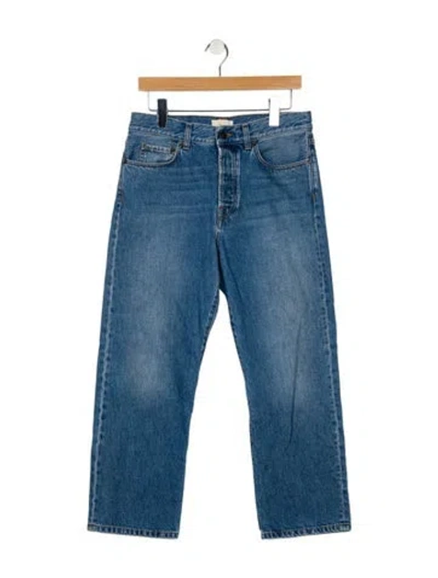 Pre-owned The Row Lesley Jeans Straight Leg Jeans In Blue