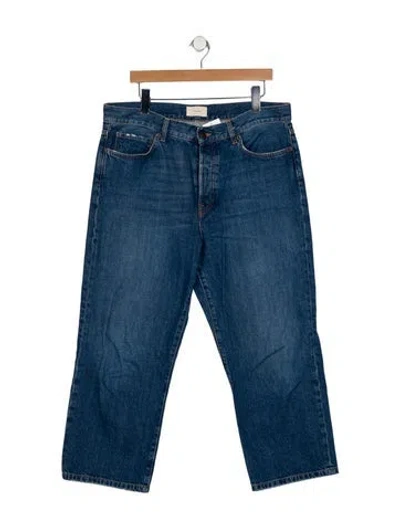 Pre-owned The Row Lesley Jeans Wide Leg Jeans In Blue
