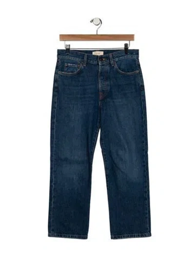 Pre-owned The Row Lesley Straight Leg Jeans In Blue