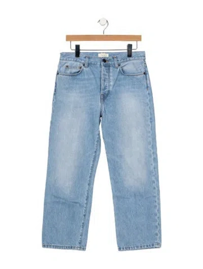 Pre-owned The Row Lesley Straight Leg Jeans In Blue