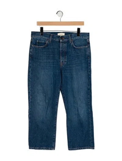 Pre-owned The Row Lesley Wide Leg Jeans In Blue