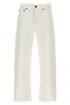 The Row Christie High-rise Straight-leg Jeans In White