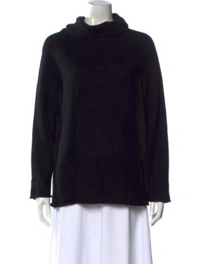 Pre-owned The Row Lexer Sweater Cashmere Sweater In Black