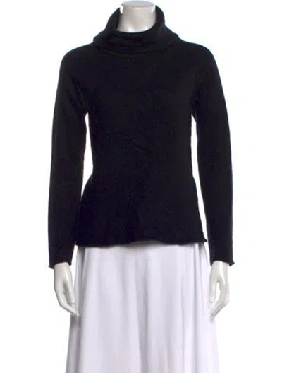 Pre-owned The Row Lexer Sweater Cashmere Sweater In Black