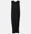 The Row Maxikleid Lidia Aus Seide In Schwarz