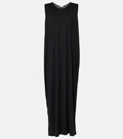 The Row Maxikleid Lidia Aus Seide In Blk Black