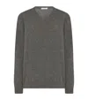 The Row Ligeia Cashmere Sweater In Gray