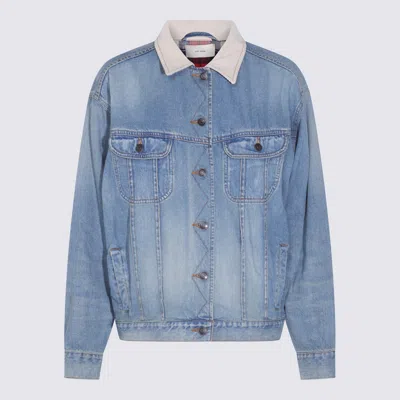 THE ROW LIGHT BLUE COTTON JORELLE DENIM JACKET
