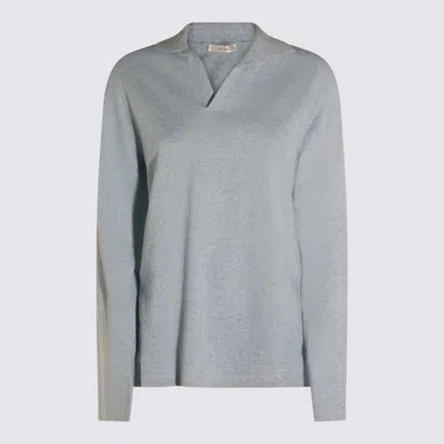 The Row Light Blue Cotton Nyosa Polo Shirt