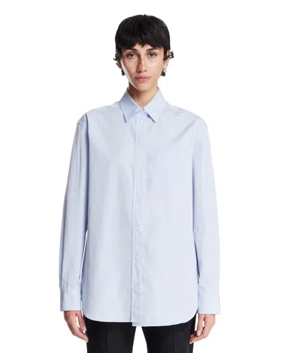 The Row Light Blue Gavina Cotton Shirt
