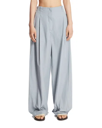 The Row Light Blue Kolina Trousers In Gray
