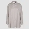 THE ROW THE ROW LIGHT GREY WOOL SHIRT