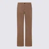 The Row Light Pebble Cotton Carlyl Jeans In Brown