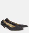 The Row Black Liisa Kitten Heels In Black
