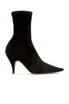 The Row Liisa Pointed Toe Bootie In Black
