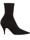 The Row Liisa Pointed Toe Bootie In Black
