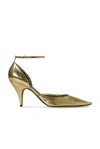 The Row Pointed High Heels In Gold