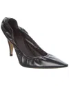 The Row Liisa Leather Pump In Black