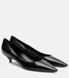 The Row Liisa Distressed Kitten-heel Pumps In Black