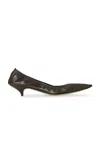 The Row Brown Liisa Kitten Heels In Brown