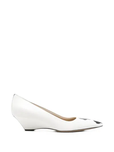 The Row Liisa Leather Pumps In White