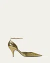 The Row Pointed High Heels In Gold