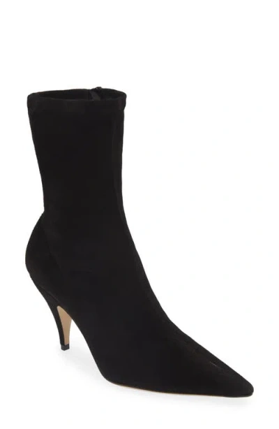 The Row Liisa Pointed Toe Bootie In Black