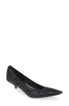 The Row Brown Liisa Kitten Heels In Black