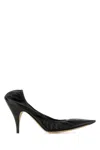 The Row Leather Liisa Point Toe Pumps 8cm In Black