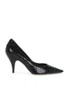 The Row Liisa Python Stiletto Pumps In Black