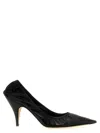 The Row Liisa Brown Leather Pumps